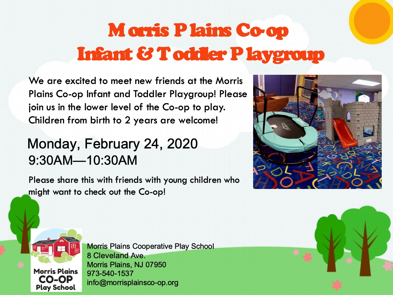 Infant and Toddler Playgroup February 24th