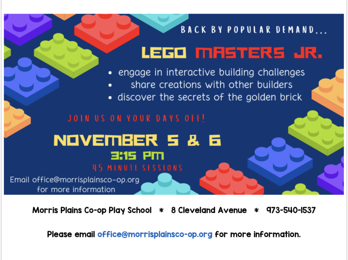Lego Masters Jr. Enrichment